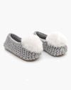 Ballerina Pom Alpaca Slipper Grey
