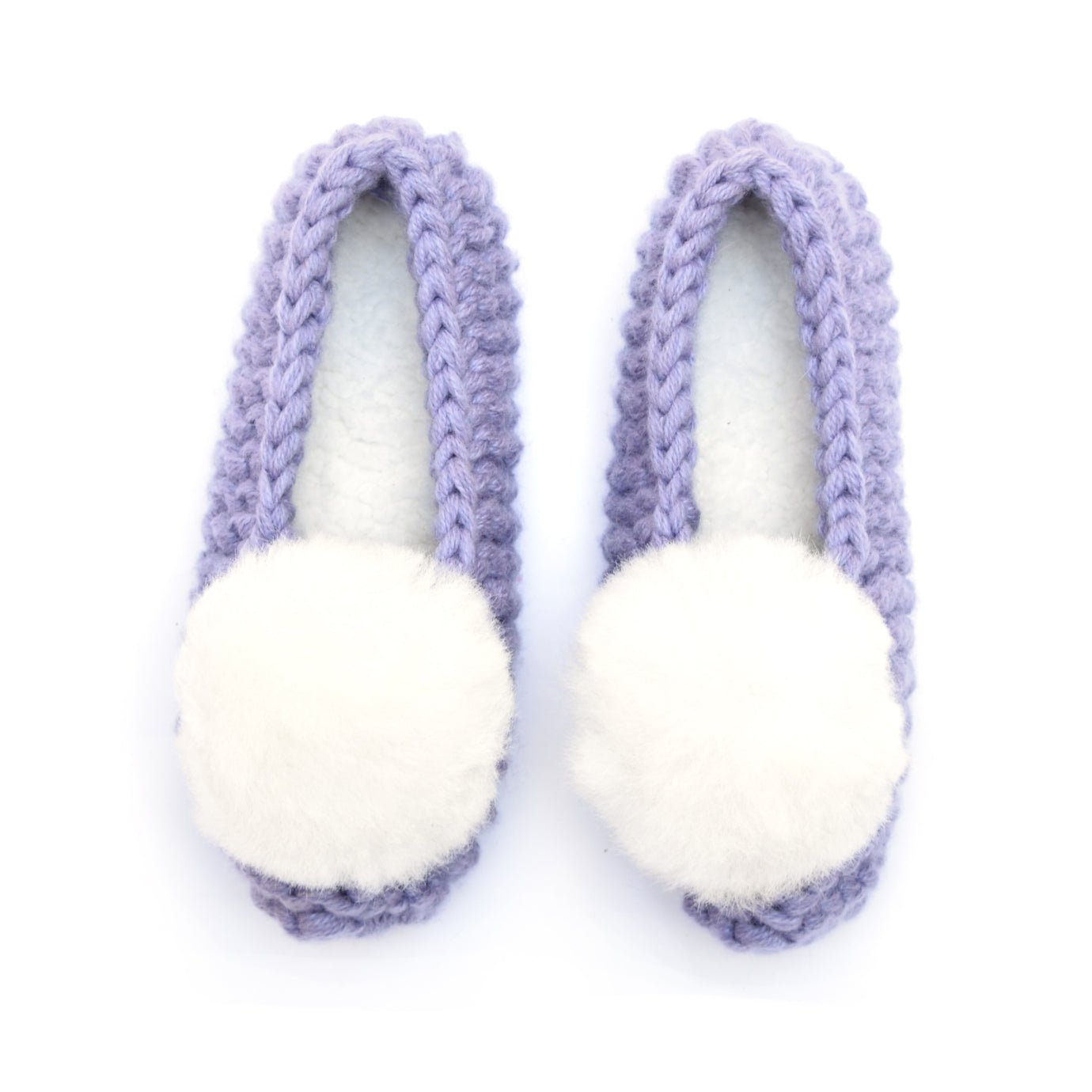 Ballerina Pom Alpaca Slipper Lilac