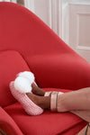 Ballerina Pom Alpaca Slipper Pink