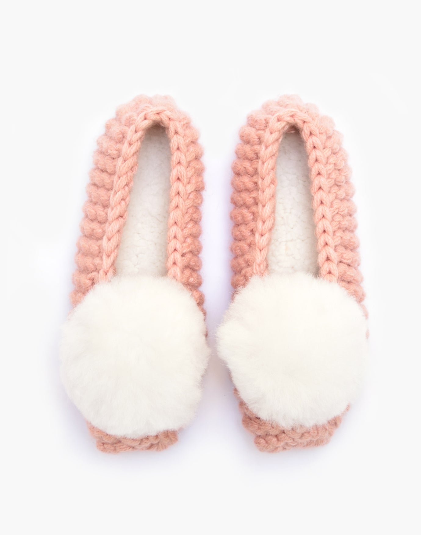 Ballerina Pom Alpaca Slipper Pink