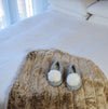 Ballerina Pom Alpaca Slipper Grey