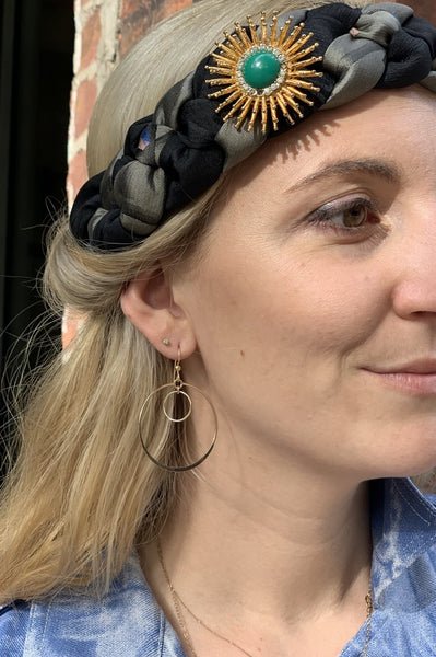 Selah Vie Double Circle Earrings