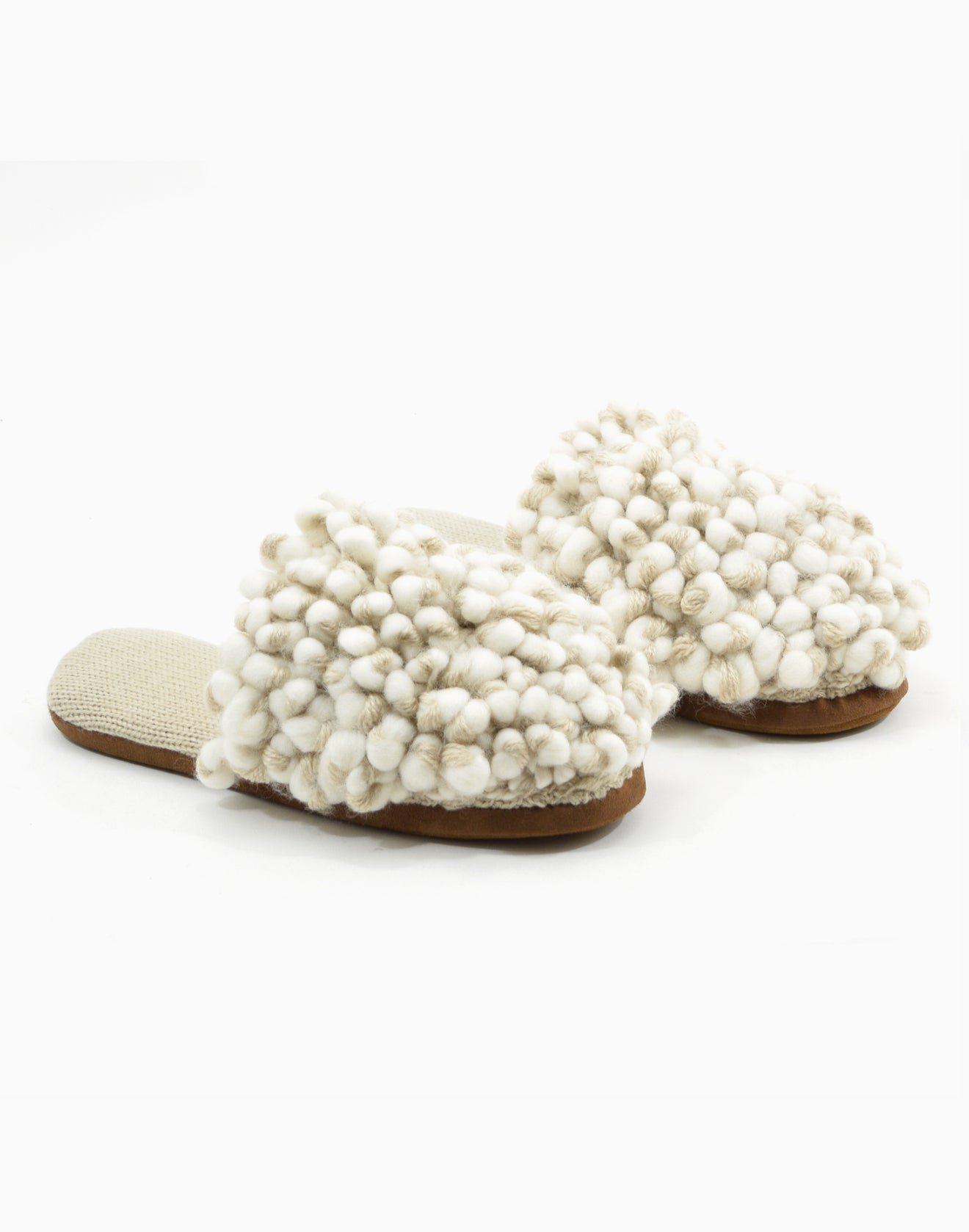 Loop Scuff Alpaca Slipper Ivory