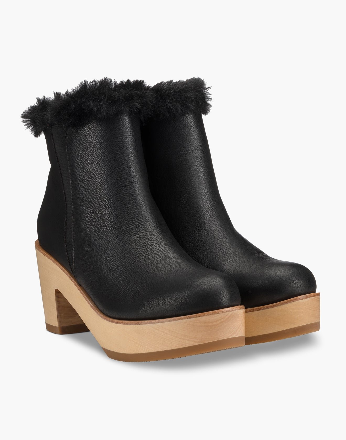 Parker Alpine Clog Boot Black