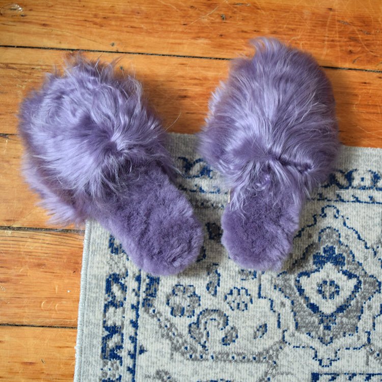 Suri Alpaca Slipper Lavender
