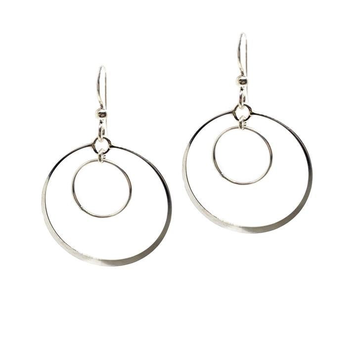 Selah Vie Double Circle Earrings