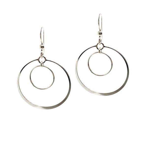 Selah Vie Double Circle Earrings