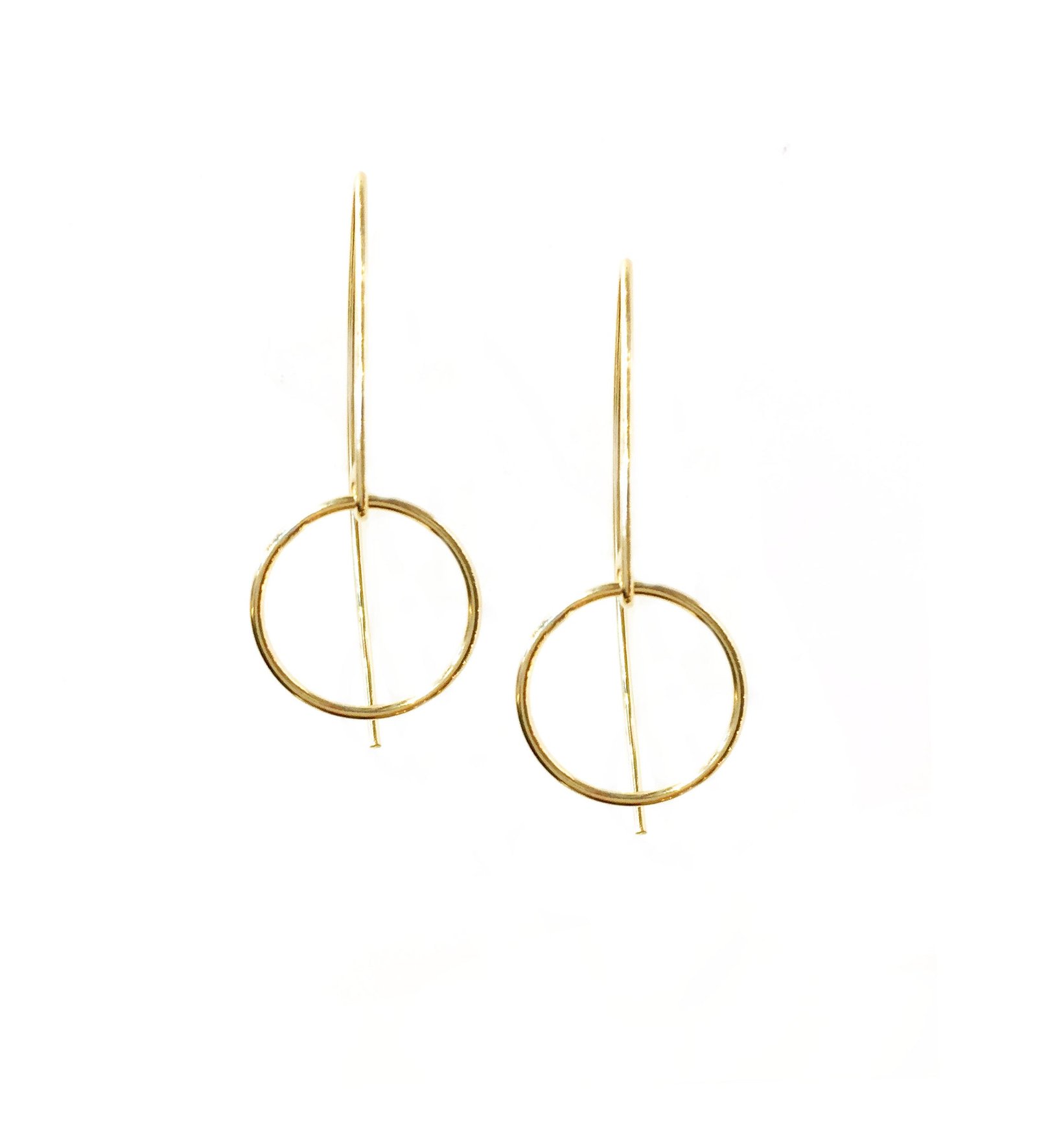 Selah Vie circle marquise earrings